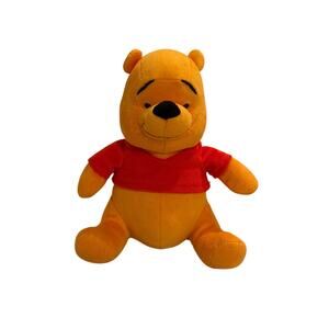 Winnie the Pooh Disney Plush Toy Classic Red Shirt Hundred Acre Wood Soft